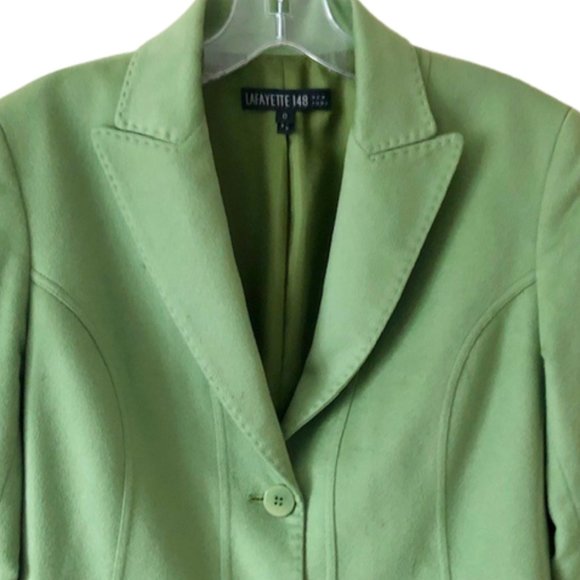 Lafayette 148 New York Jacket Cashmere - Green - 0 - Picture 4 of 13
